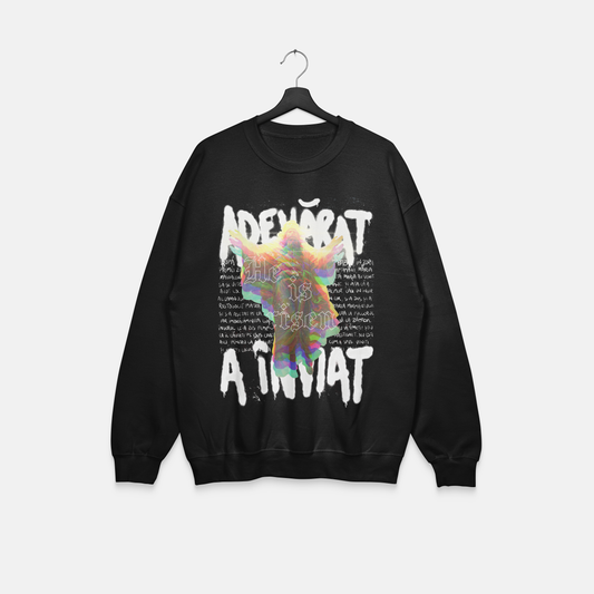 Adevărat a înviat - Premium Heavyweight Oversized Cut Sweatshirt