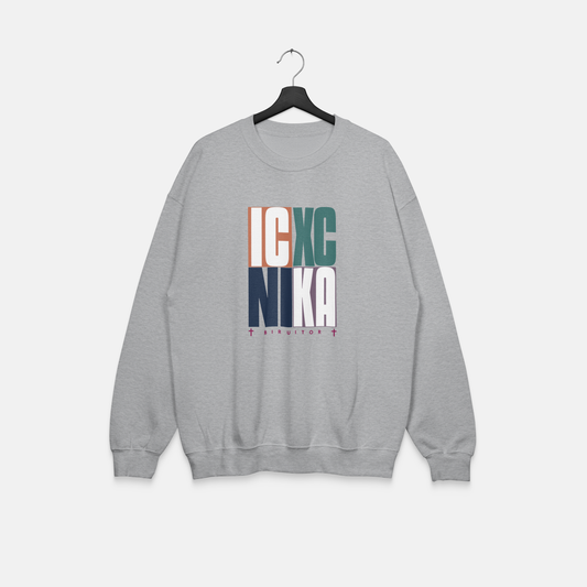 ICXC NIKA Retro Biruitor - Premium Heavyweight Oversized Cut Sweatshirt