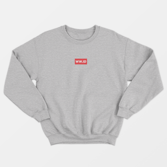 WWJD Box Logo - Classic Sweatshirt