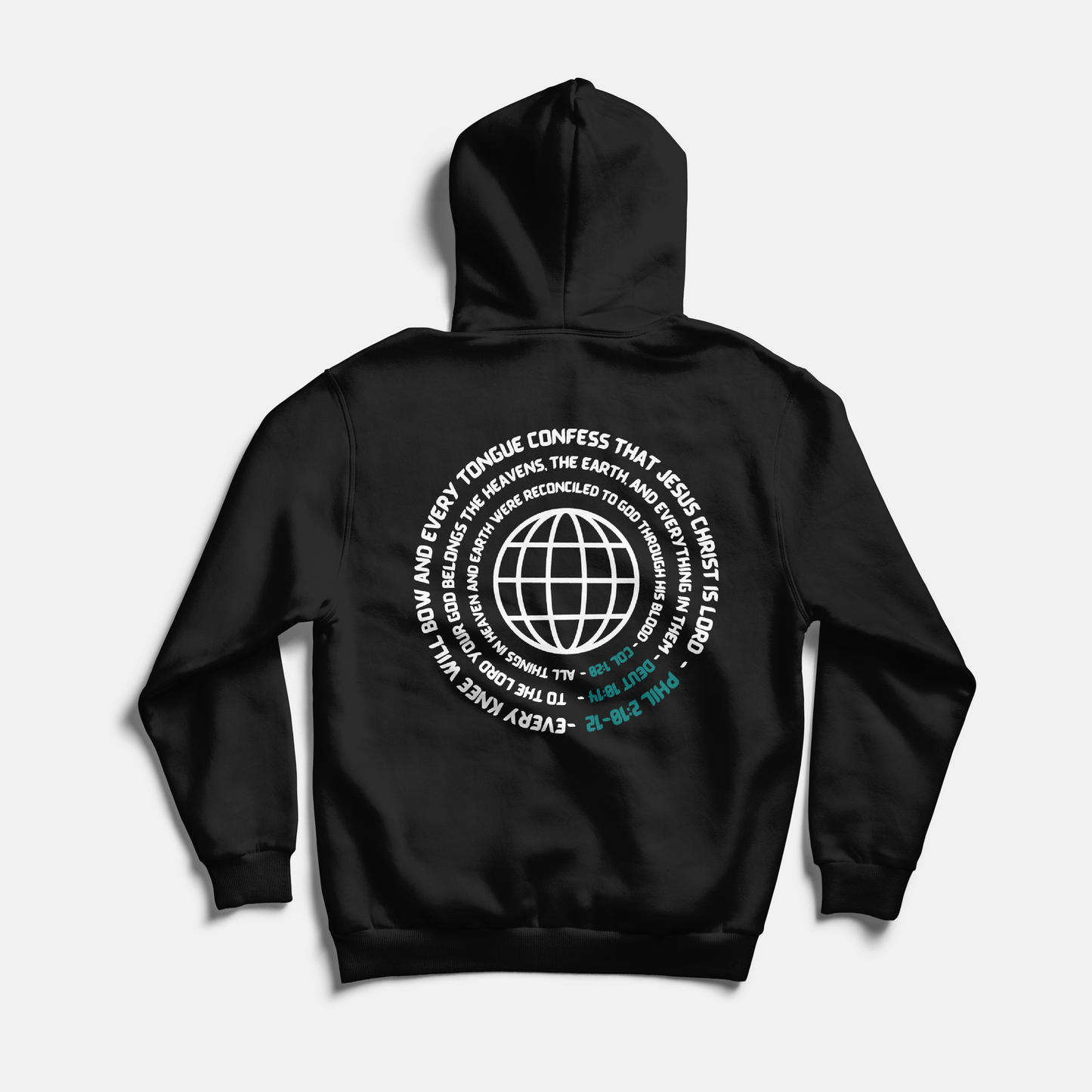 The Earth is the Lords - Classic Cut Hoodie Black